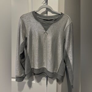 Marc By Marc Jacobs Silver Long Sleeve Top
